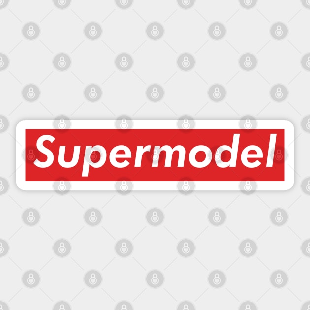 Supermodel Sticker by inotyler